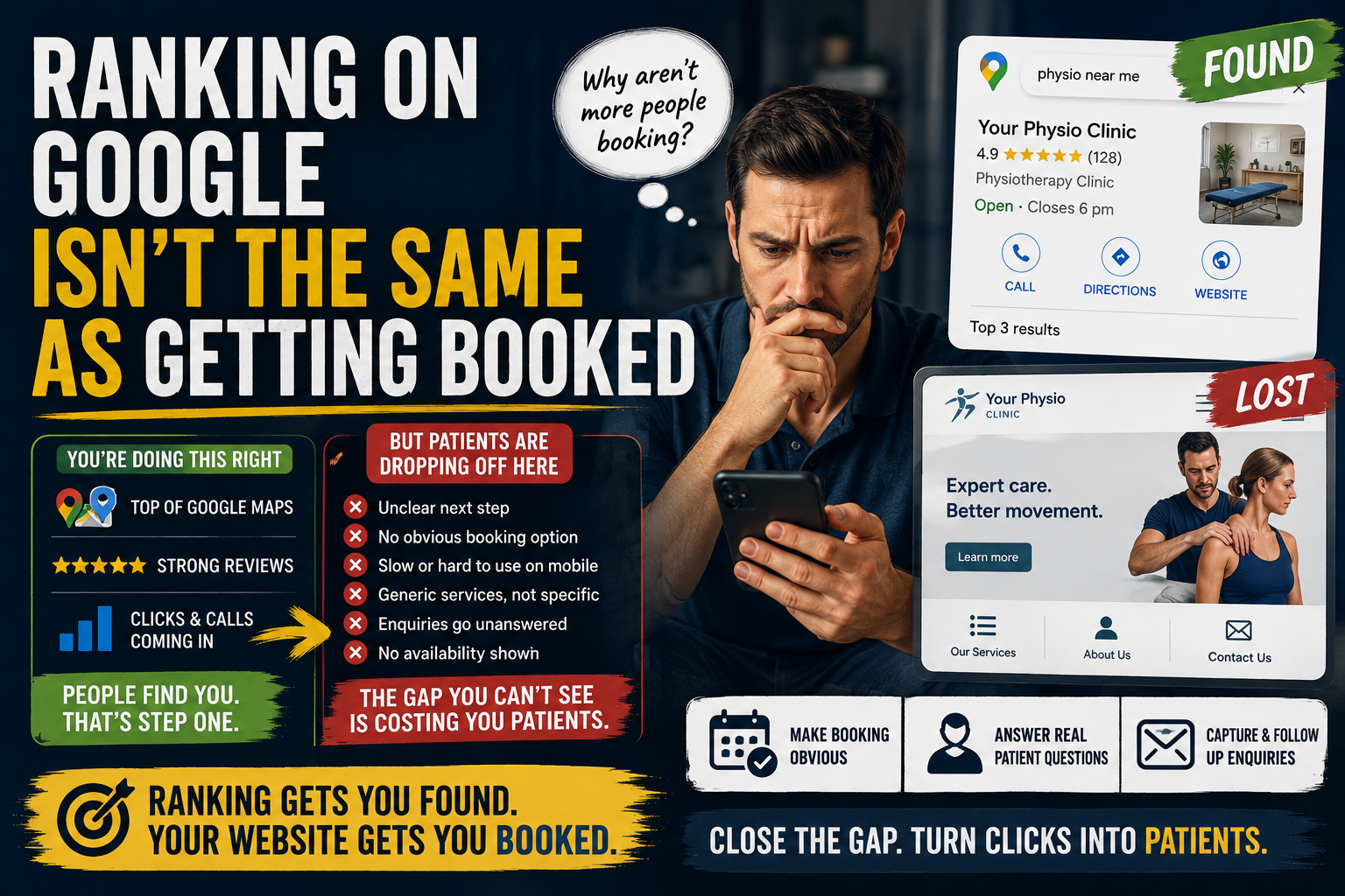 Ranking on Google Isn't the Same as Getting Booked